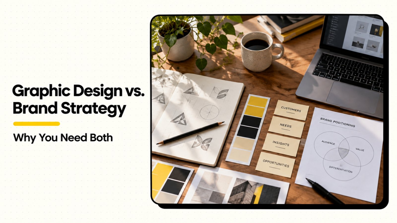 Graphic Design vs. Brand Strategy: Why Your Business Needs Both