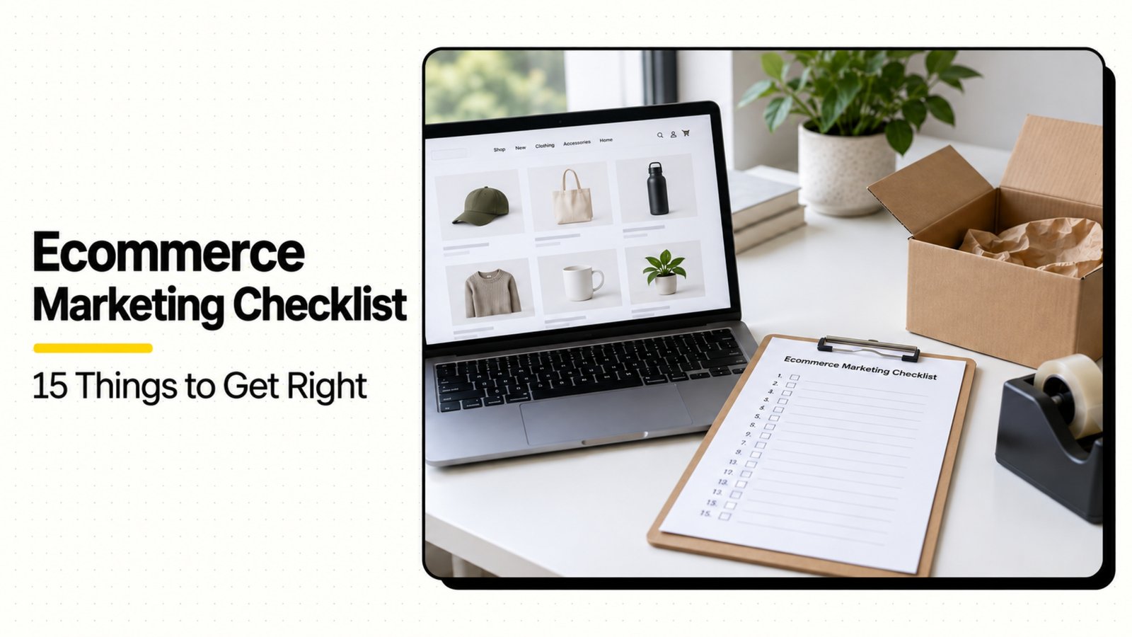 Ecommerce Marketing Checklist: 15 Things Every Online Store Should Get Right